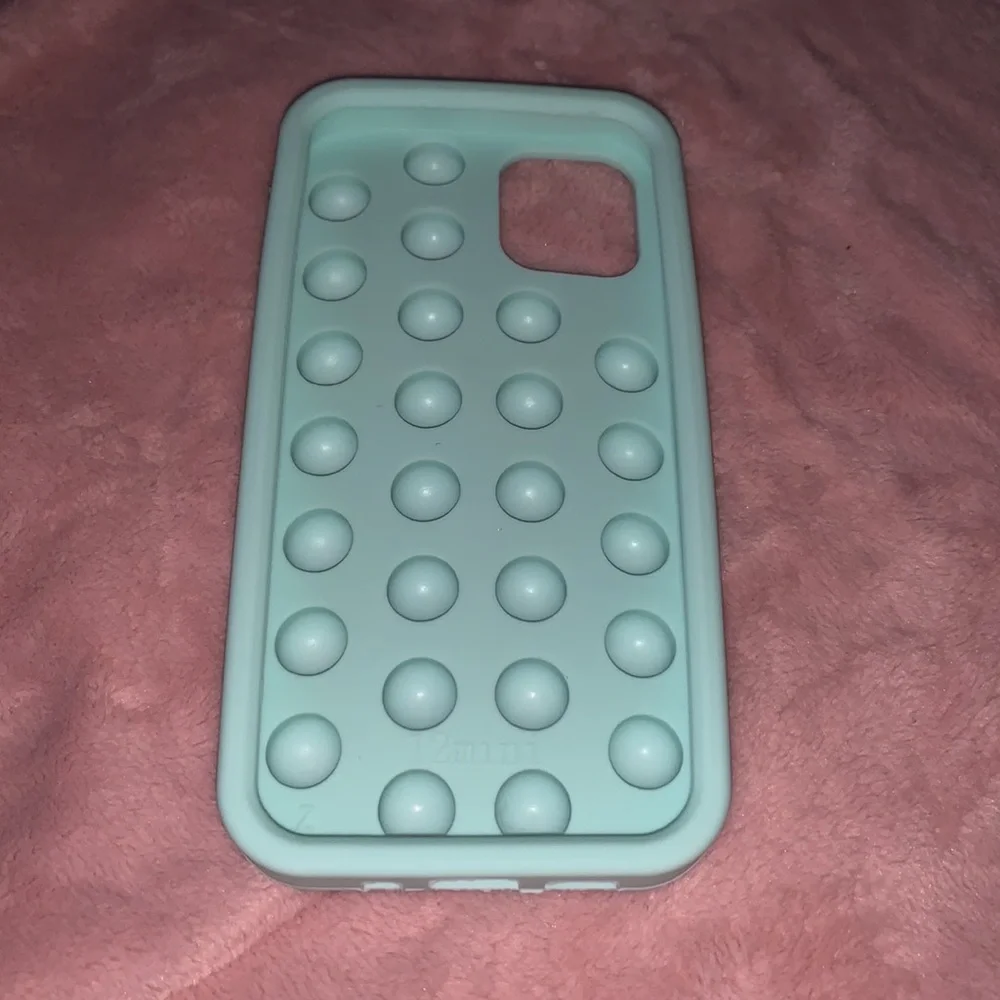 ✨NEW: iPhone 12 Mini Phone Cover | Fidget | Mint iPhone Case | Sensory Case